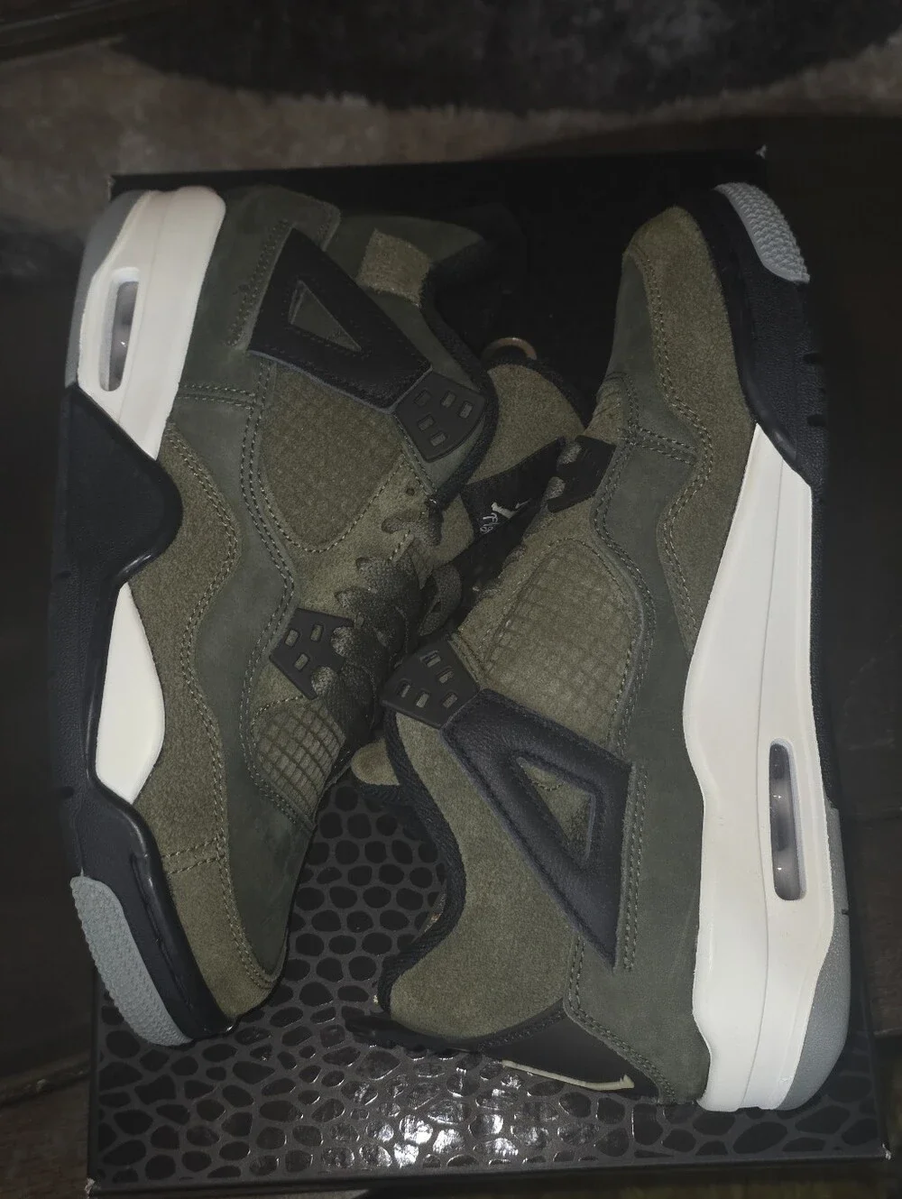 Nike Air Jordan 4 Retro SE Craft Medium Olive (GS)